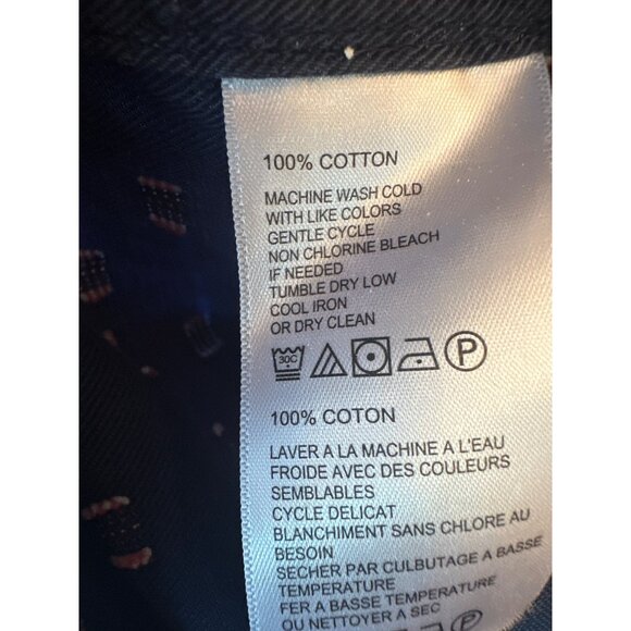 Tommy Bahama Mens Short Sleeve Dotted Blue Butto Up Casual Shirt Xl - Picture 5 of 6